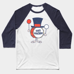 Soft Machine -- Original Fan Artwork Design Baseball T-Shirt